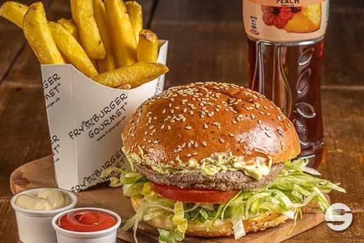 Old Fashion Beef Burger Menu - Fry Burger Gourmet