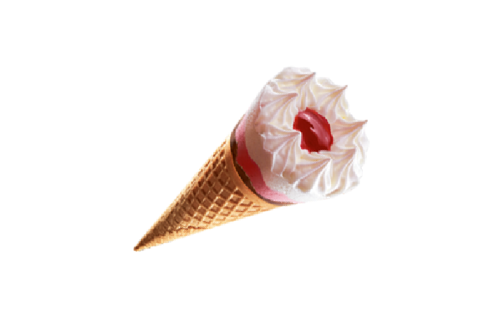 Cornet Strawberry - Fry Burger Gourmet