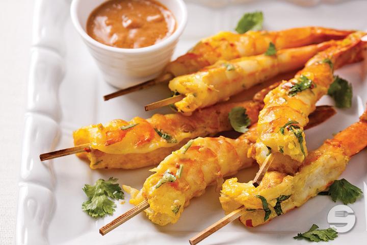 204. Crevettes Satay - Hong Kong Palace Boudry