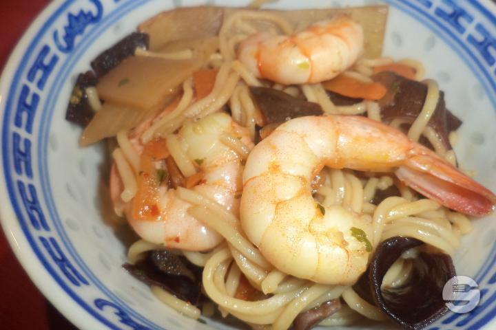 206. Crevettes Champignons Bambou - Hong Kong Palace Boudry