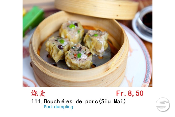 111. Bouchées de porc (Siu Mai) - Zhong tong