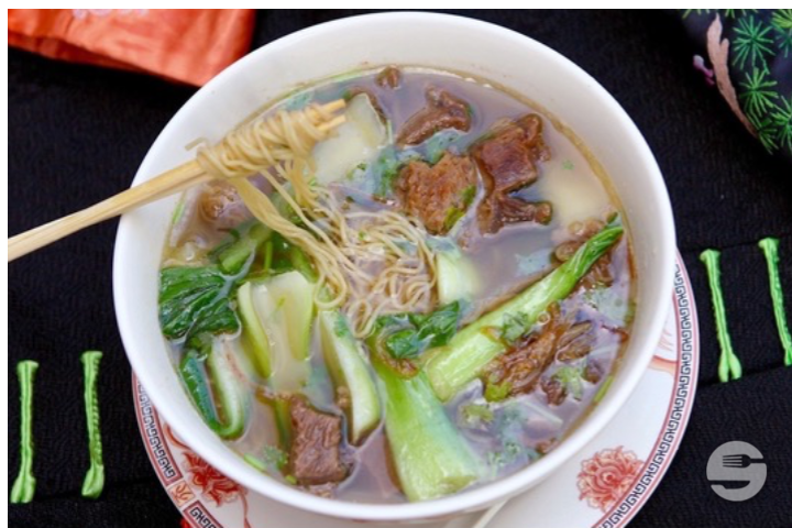 134. Soupe de nouilles aux légumes - Zhong tong