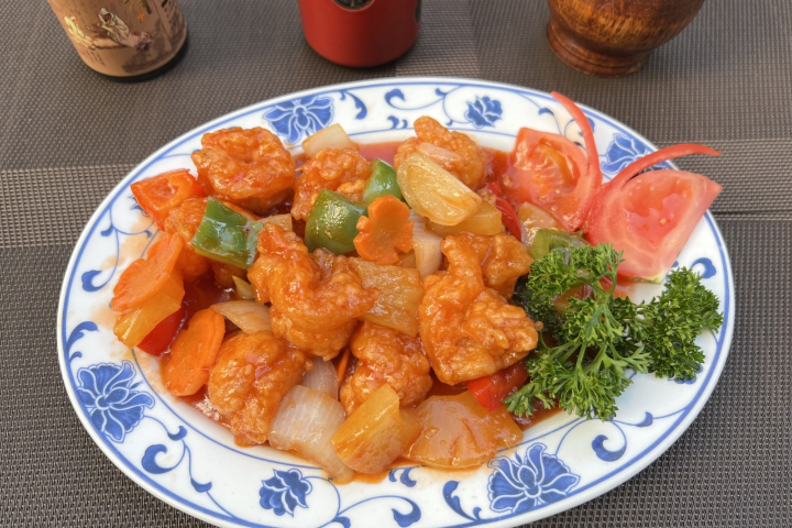 204. Crevettes à la sauce aigre douce - Zhong tong