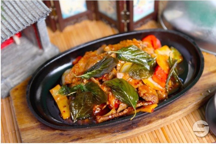 428. Bœuf au basilic - Zhong tong