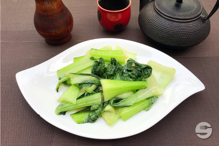 803. Pak choi sauté a l'ail - Zhong tong