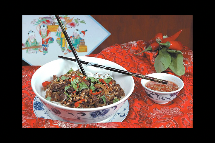 631. Vermicelles au bœuf (bun bo) - Zhong tong