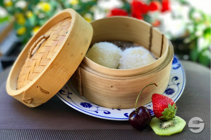 01B. Boule de Coco à la vapeur - Zhong tong