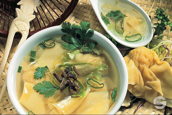 9. Soupe de Won Ton aux raviolis chinois - MA-JONG