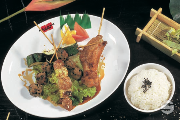 60. Assortiment de Yakitori - MA-JONG