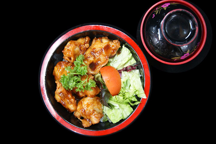 Tori Karaage + Miso Soup - Honkaku