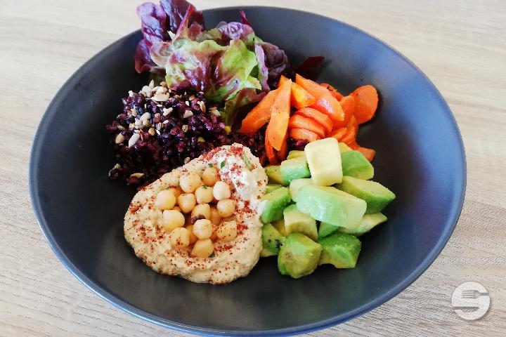 Bowl équilibré - vegan et sans gluten - L'Echo