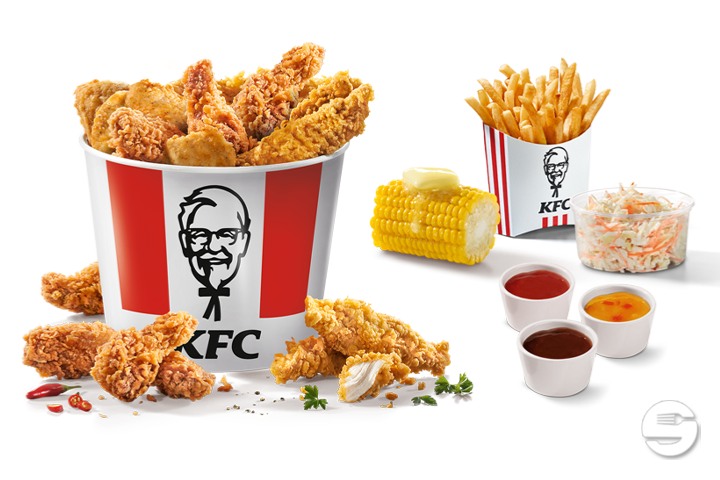 Family and Friends Bucket - for 3 persons and more - KFC - Kentucky Fried Chicken