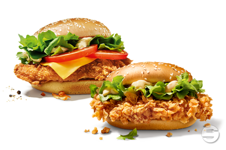 Colonel Burger & Zinger Burger - KFC - Kentucky Fried Chicken