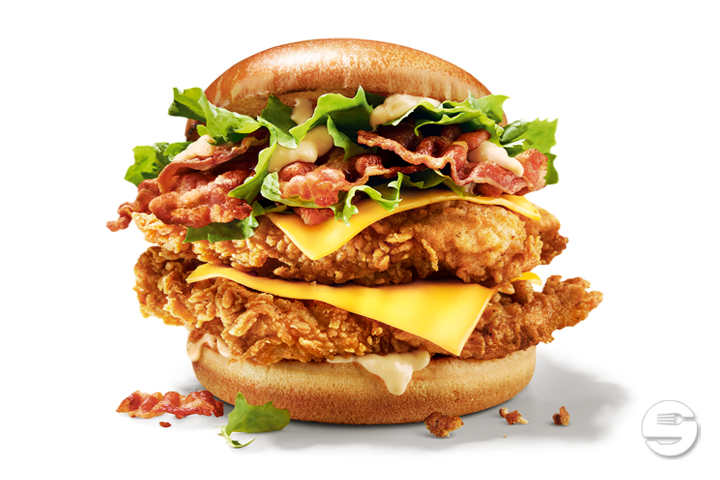 Double Bacon & Cheese Burger - KFC - Kentucky Fried Chicken
