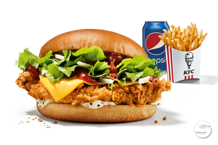 Gourmet BBQ Burger Menu - KFC - Kentucky Fried Chicken