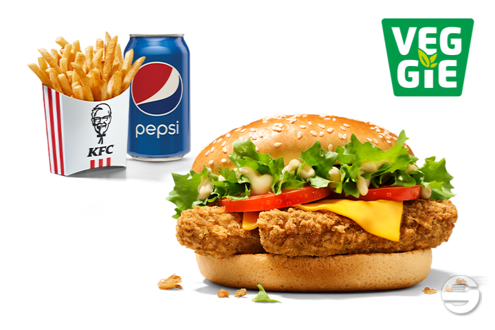 Veggie Colonel Burger Menü - KFC - Kentucky Fried Chicken