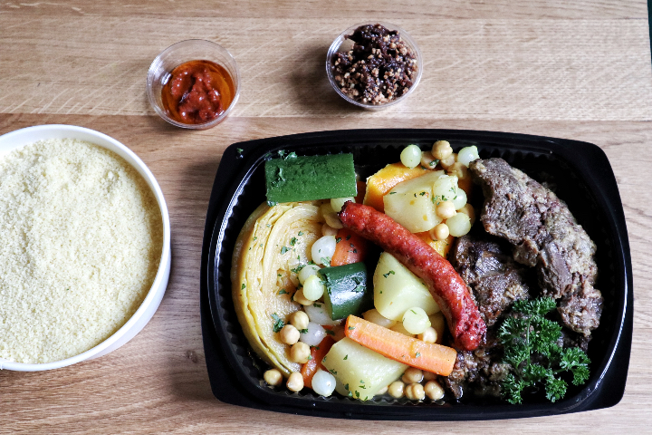Couscous Casablancais de Boeuf aux 7 Légumes (1pers) - Kasbar
