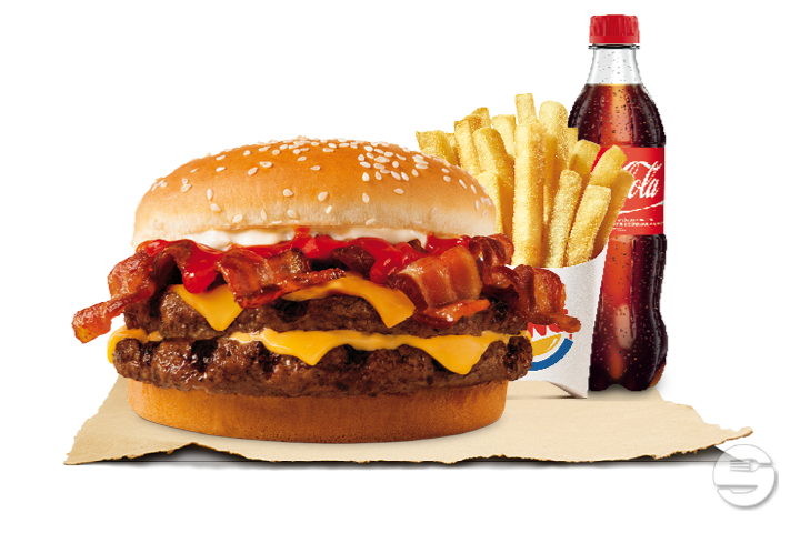 Double Bacon King Menu - Burger King