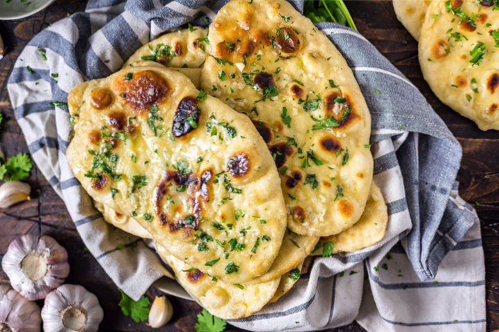 Garlic Naan - Tandoori Indian Restaurant