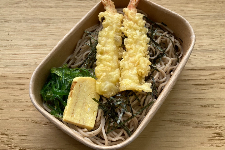 Hiyashi ebi tempura soba bento - Maison Ichi