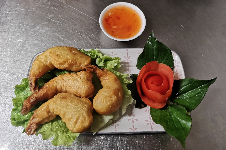 Beignets de Crevettes - Café Restaurant Le Dalat