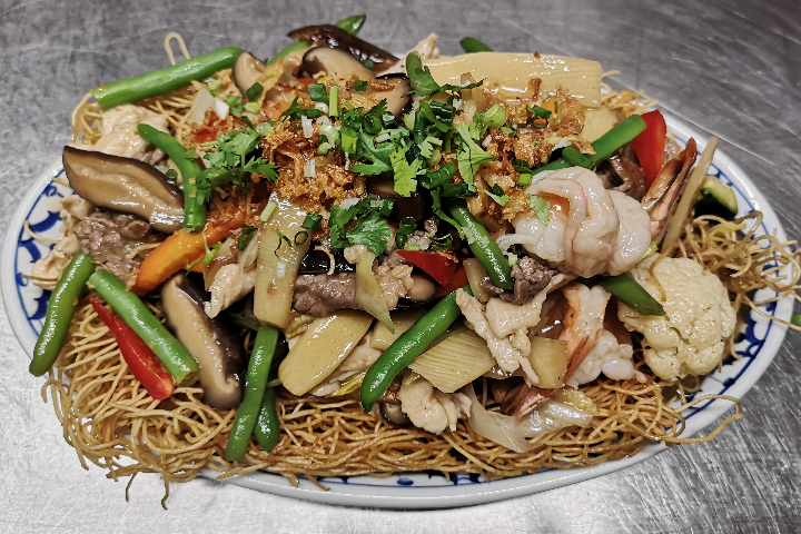 Nouilles aux 4 merveilles - Café Restaurant Le Dalat