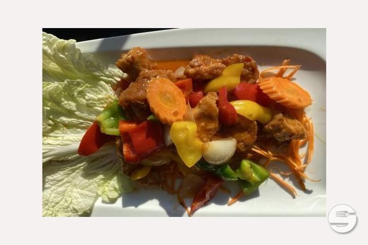 Sweet and Sour Chicken - Pininyahang Manok - Wilma's Kitchen