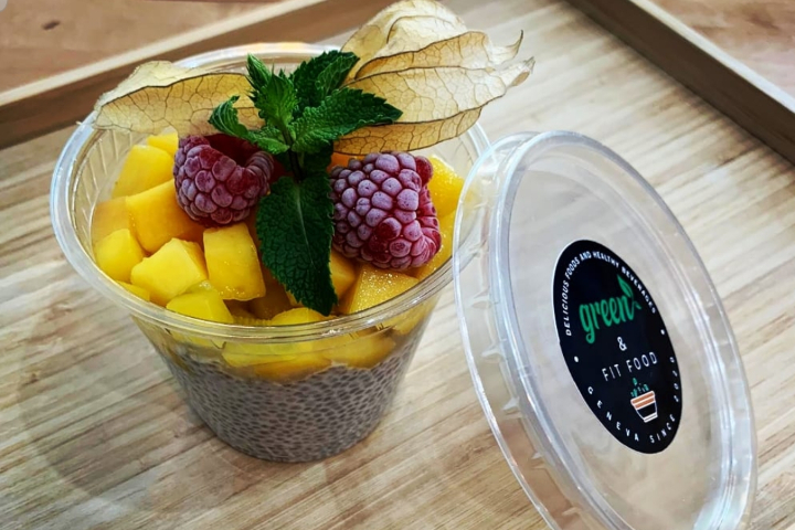 Mango Coconut Chia Pudding - Green & Fit Food