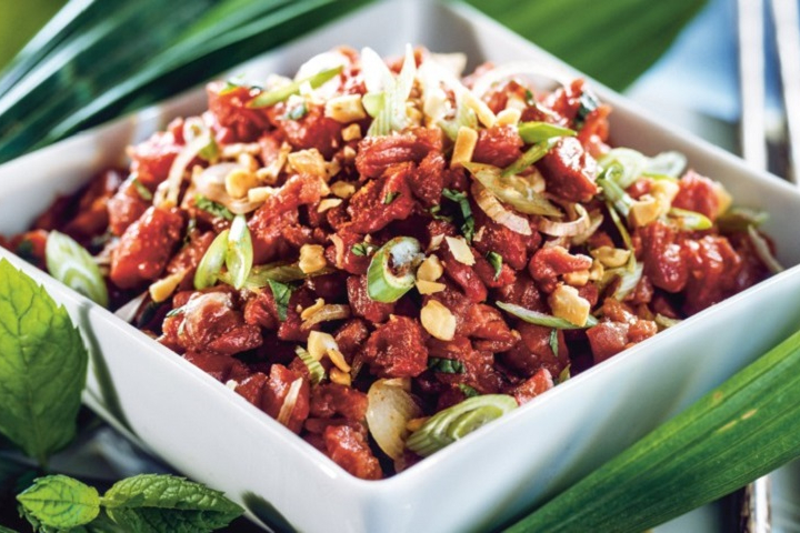 Poke tartare de bœuf façon thaï - Green & Fit Food