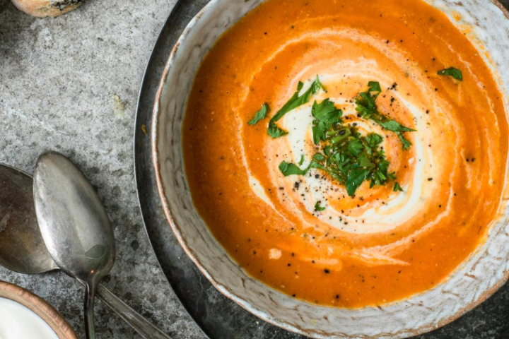 Soupe orientale aux poivrons - Green & Fit Food