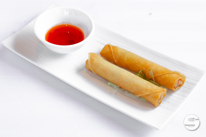 Frühlingsrollen mit Poulet - Sweet & Sour