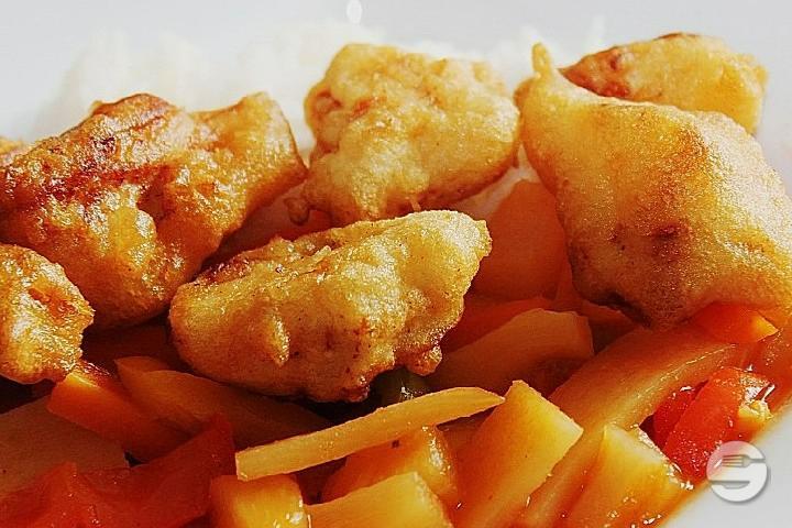 Poulet mit Süss-Sauer-Sauce - Sweet & Sour