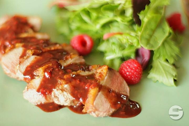 Gegrillte Ente an Haussauce - Sweet & Sour