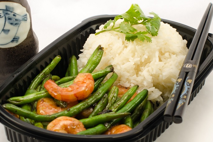 A5. Gebratene Scampi mit Bohnen leicht scharf - Asia Food Town