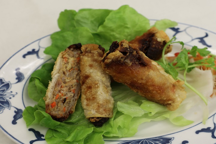 16. Vietnam Frühlingsrolle mit Gemüse, Taro und Schweinefleisch (3Stück) - Asia Food Town