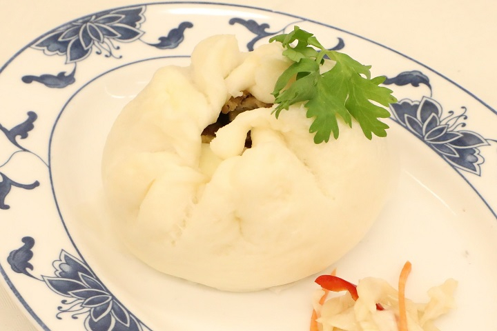 18. Gedämpfte Brot mit Schweinefleisch und Gemüse Fühlung (Asia Style) hausgemacht - Asia Food Town