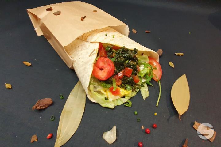 Chapati Gambas Tandoori & Spinach - Paprika In/Out