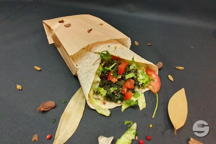Chapati Spicy Spinach - Paprika In/Out