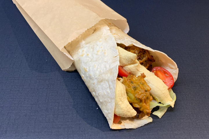 Chapati Pakora & Hummus - Paprika In/Out