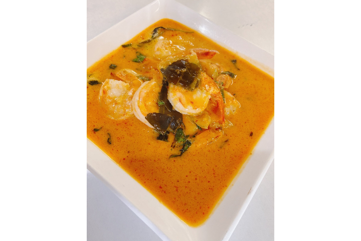 273. Shrimps with Red Curry - Hong Sheng