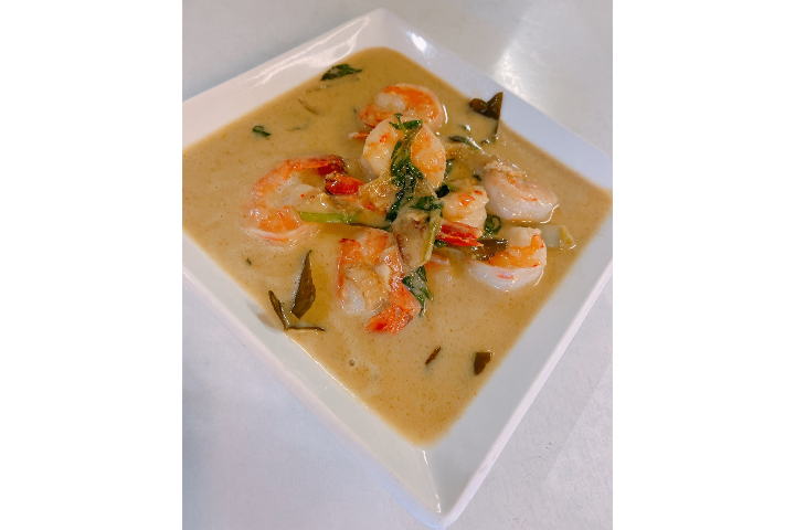 274. Shrimps with Green Curry - Hong Sheng