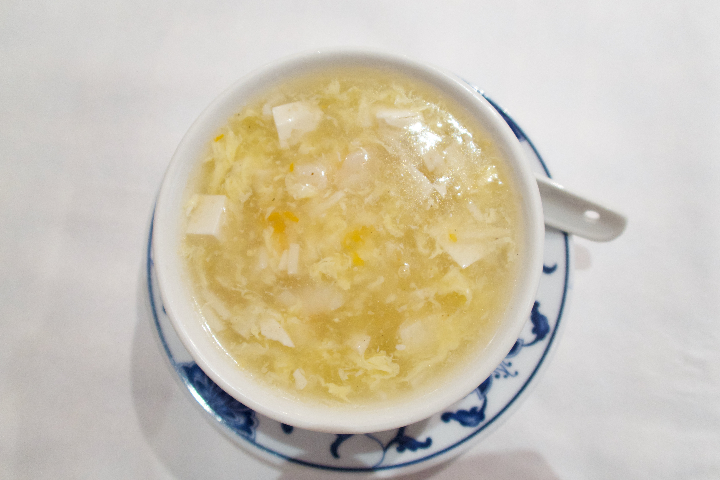 14. Potage aux Fruits de Mer et Tofu - Ping Sheng