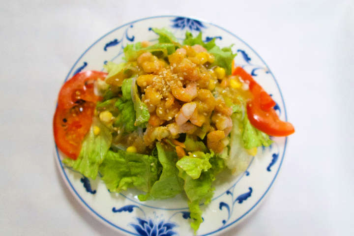 23. Salade Chinoise aux Crevettes - Ping Sheng