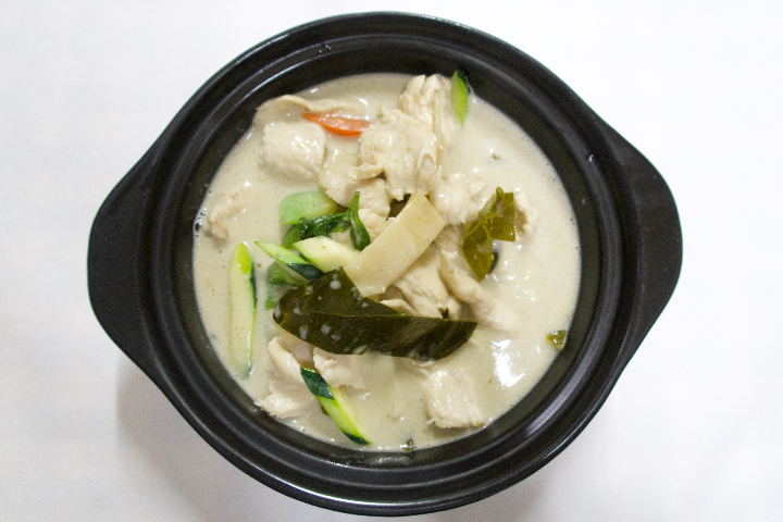 40B. Poulet au Curry Vert - Ping Sheng