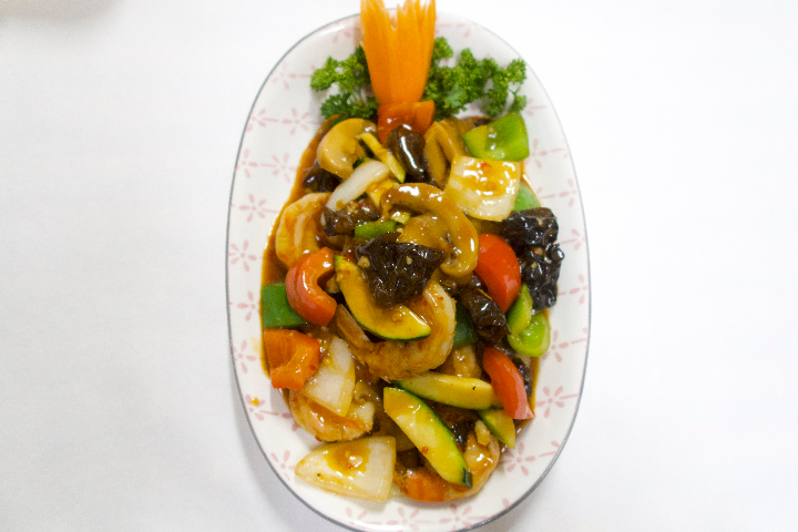 78. Crevettes Piquant à la Mode de Szetchuan - Ping Sheng