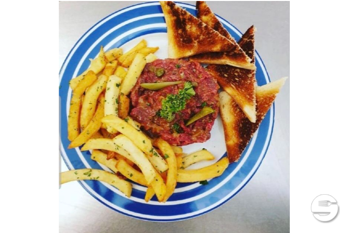 Tartare de bœuf au couteau - Harbor pub