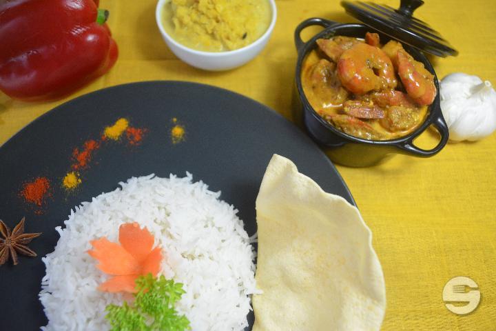 Shrimps Curry - Krishna Take-Away