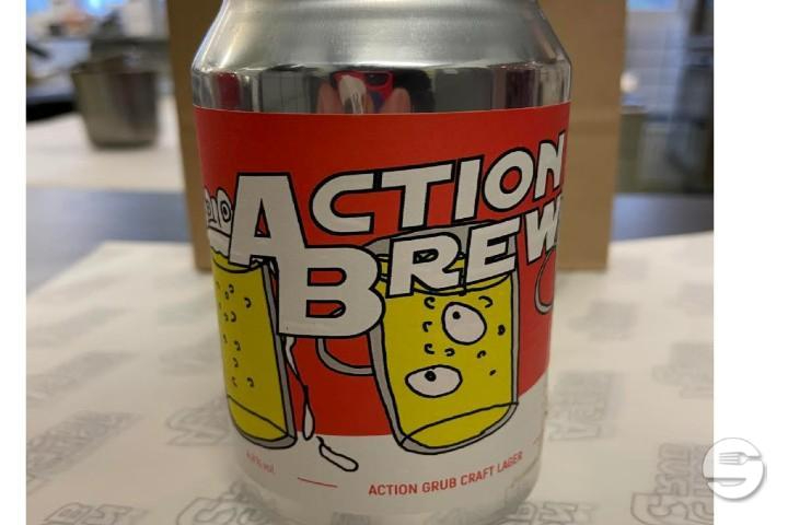 Action Brew Can by Dr. Gab’s - Action Burgers
