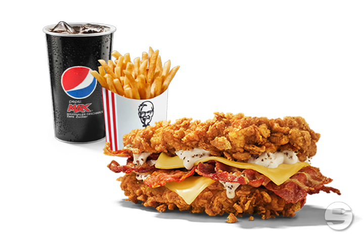 Double Down Menu - KFC - Kentucky Fried Chicken