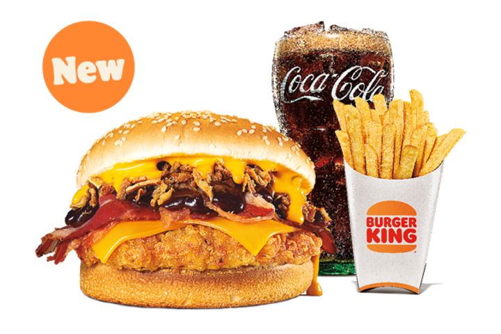 Crazy Cheese BBQ Chicken Menu - Burger King